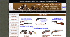 Desktop Screenshot of gunsofold.com
