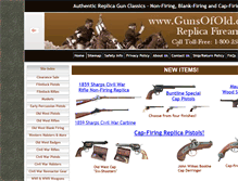 Tablet Screenshot of gunsofold.com